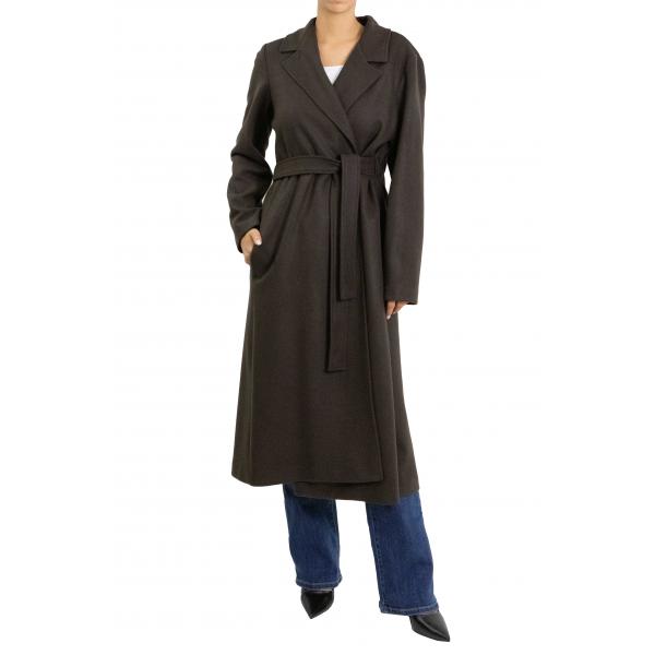 Cappotto con elastico dietro e cinta Options